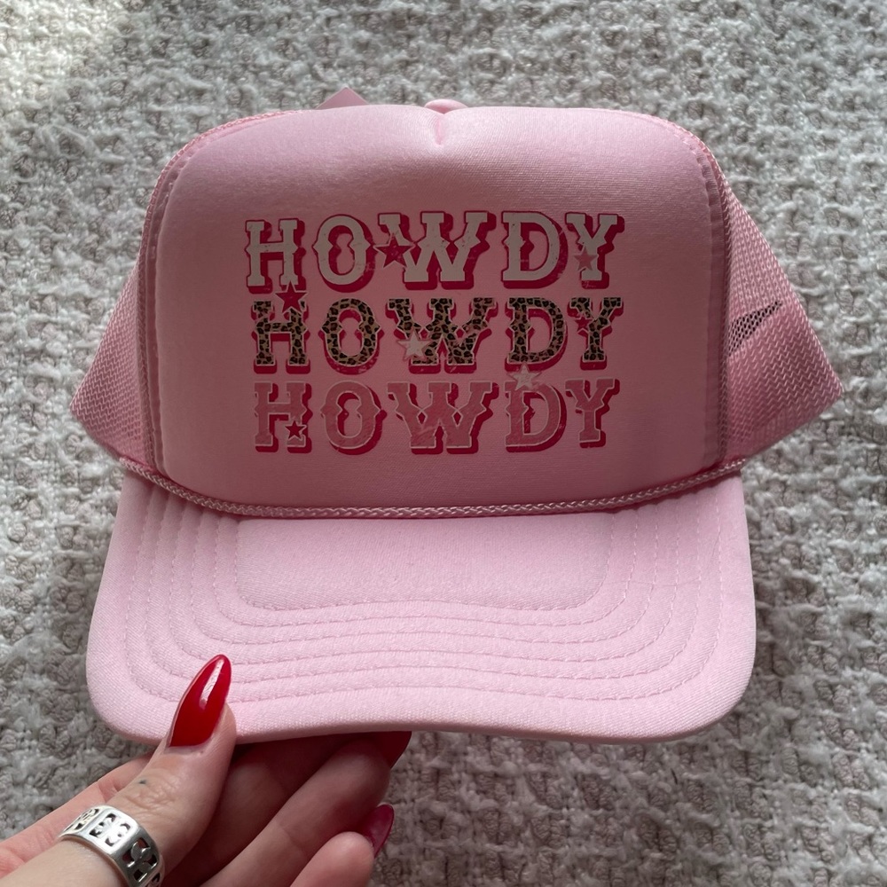 NEW W TAGS Pink Howdy Trucker Hat